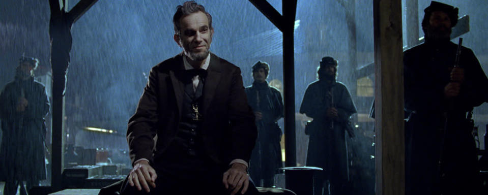 Daniel Day-Lewis as Abraham Lincoln in DreamWorks Pictures' "Lincoln" - 2012