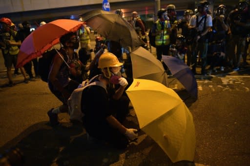 With tanks and military aircraft to parade in Beijing, Hong Kong protest organisers have promised their own major rallies