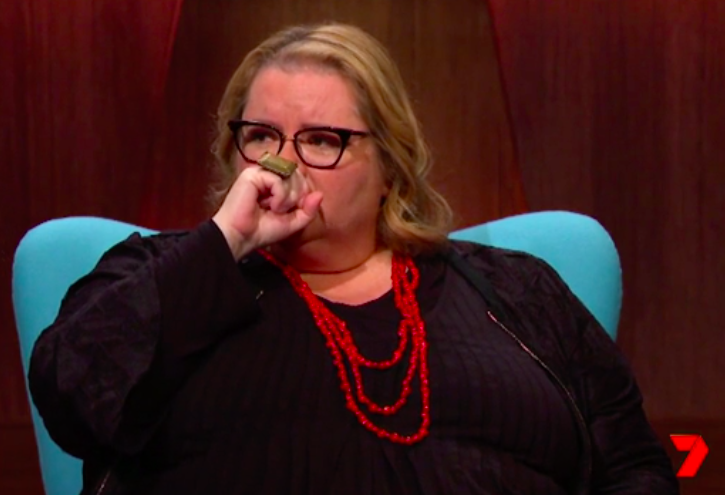 Magda Szubanski has broken down over the passing over her mother during the promo for Andrew Denton’s ‘Interview’. Source: Channel 7