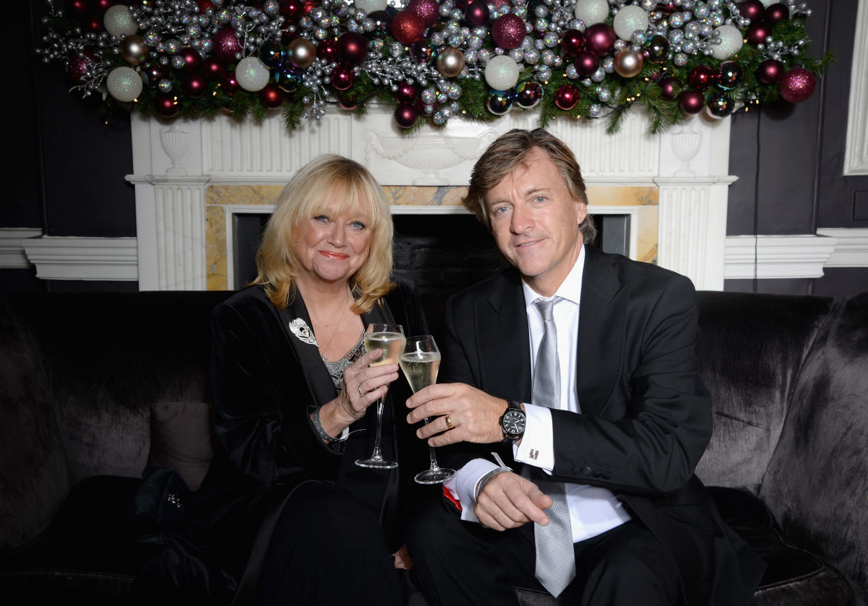 Former presenters Judy Finnigan and Richard Madeley pose at the This Morning 25th Anniversary in 2013. (Getty Images)