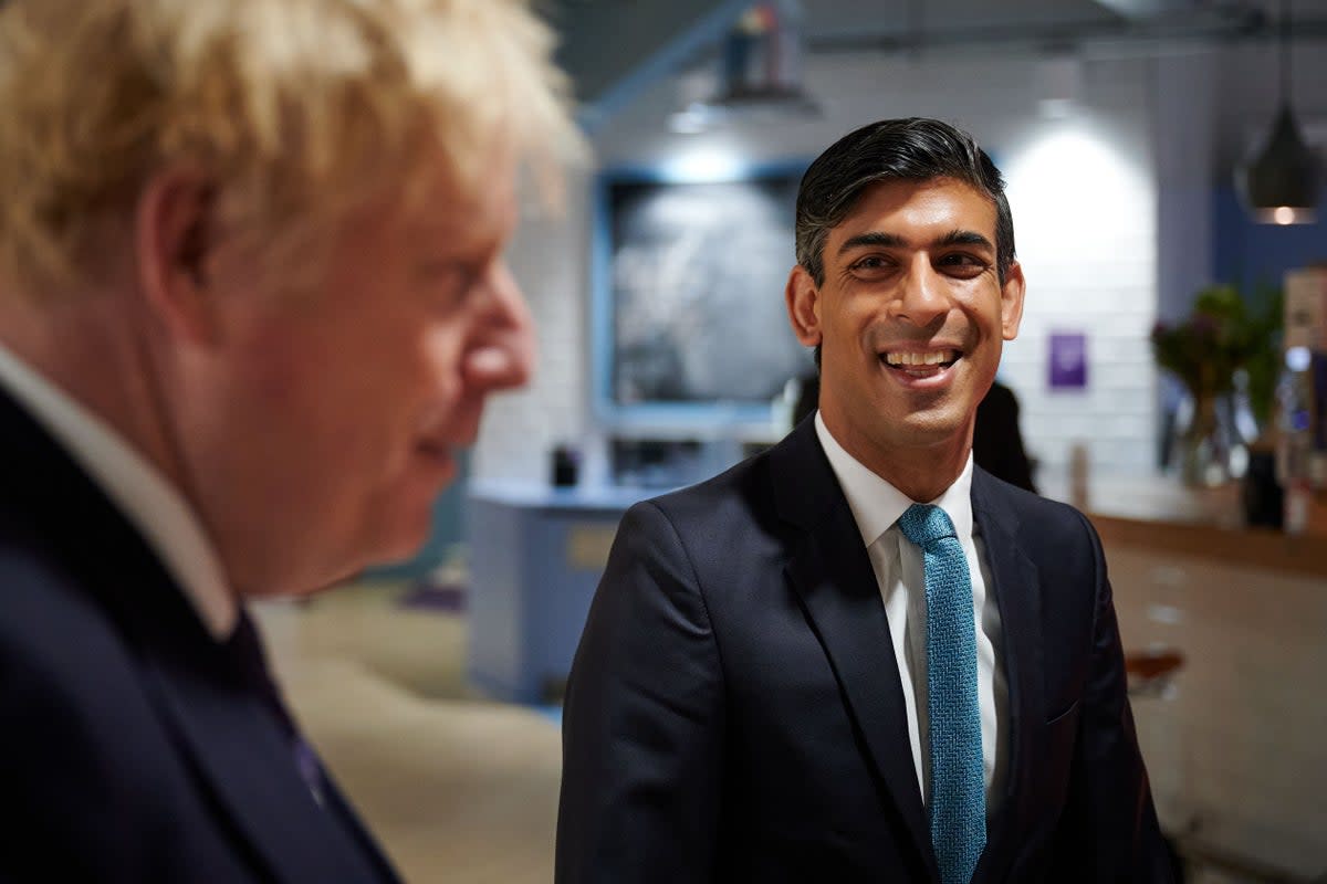 Boris Johnson is at odds with Rishi Sunak over the release of his personal messages (PA Archive)