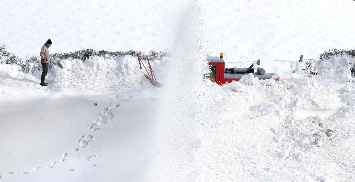 People in Cumbria are still extremely isolated due to extreme snowfall (PA)