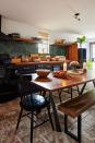 <p>When it comes to the kitchen, paint and wallpaper aren't your only options. Add a little green to your kitchen walls with gorgeous green tile. Here, a backsplash of dark green tile takes center stage in the New Orleans home of KV Harper, the founder of <a href="https://www.kexdesignbuild.com/" rel="nofollow noopener" target="_blank" data-ylk="slk:KEX Design + Build;elm:context_link;itc:0;sec:content-canvas" class="link ">KEX Design + Build</a>. </p>