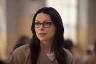 <p><strong>Heroin trafficking and then probation violation</strong></p><p>Alex smuggled heroin for drug kingpin <span class="redactor-unlink">Kubra Balik</span>.<br></p><p>She is played by Laura Prepon. </p>