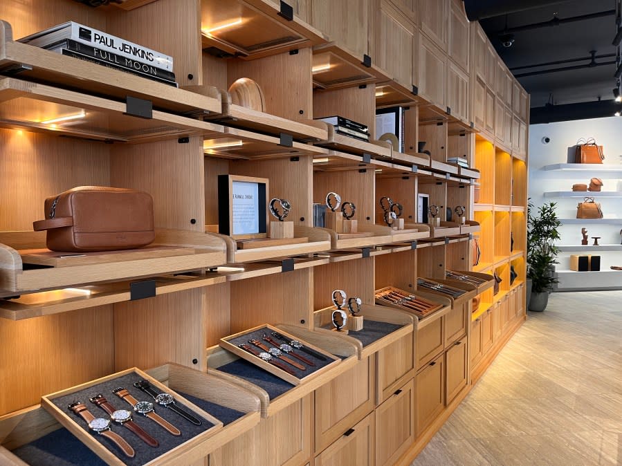 Shinola celebrated the grand opening of its new Grand Rapids retail location with a ribbon-cutting ceremony. (Jan. 19, 2024)