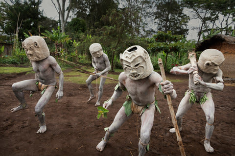 A cultural performance in PNG - Credit: STEVE MCCURRY/SILVERSEA