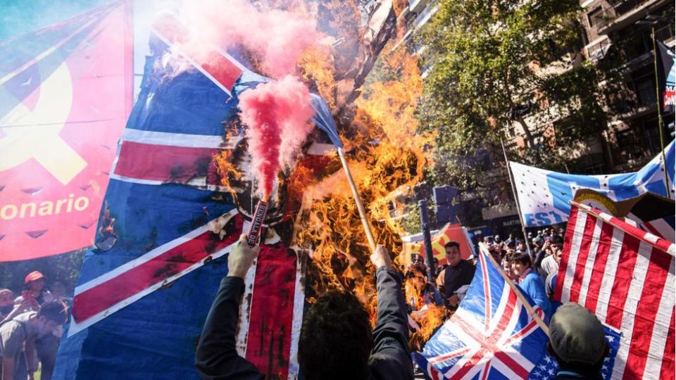 Protesta en Argentina