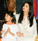 Aishwarya Rai Bachchan at Durga Puja