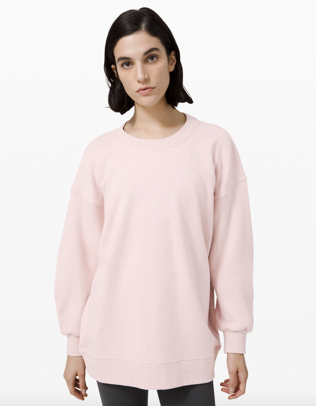 Lululemon glow in the dark snapshot crew neck pink sweatshirt size 12 - $50  - From Snob