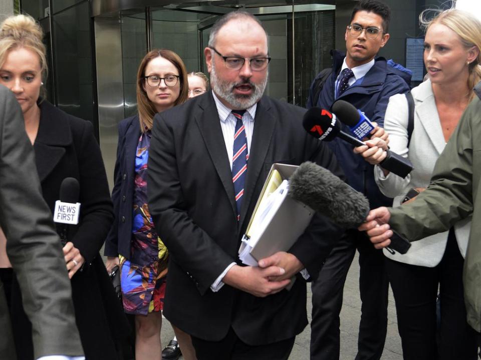Mr Sharaz’s lawyer Jason MacLaurin said it was still hoped mediation would resolve the matter. Picture: NCA NewsWire / Sharon Smith