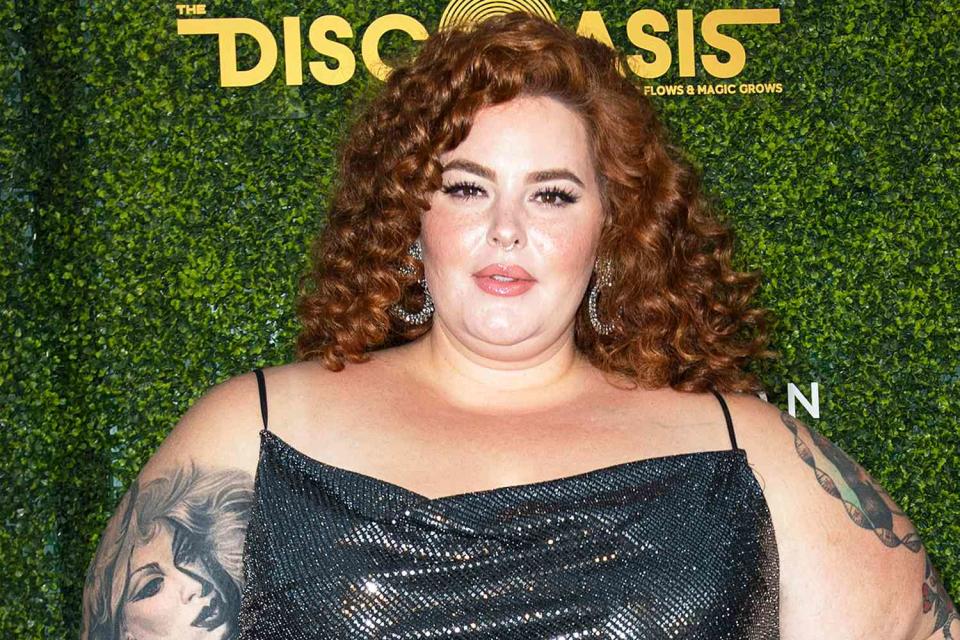 <p>Valerie Macon/AFP/Getty</p> Tess Holliday in Palos Verdes Estates, Calif. on July 21, 2021