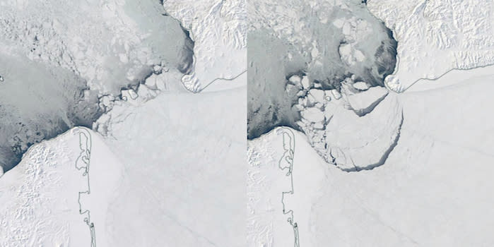 2,000 Square Miles of Ice Breaks in Bering Strait, Totally Not a Sign of Global Warming