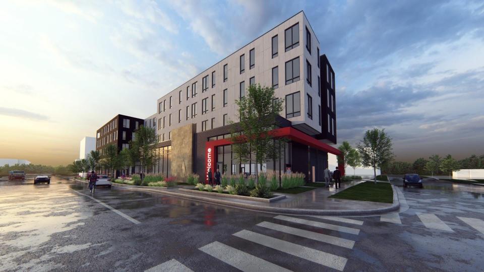An apartment building planned for the 1500 block of East North Avenue will rely less on cars and more on transit and other forms of transportation for its residents.