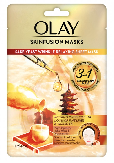 Olay Skinfusion Sake Yeast Sheet Mask 