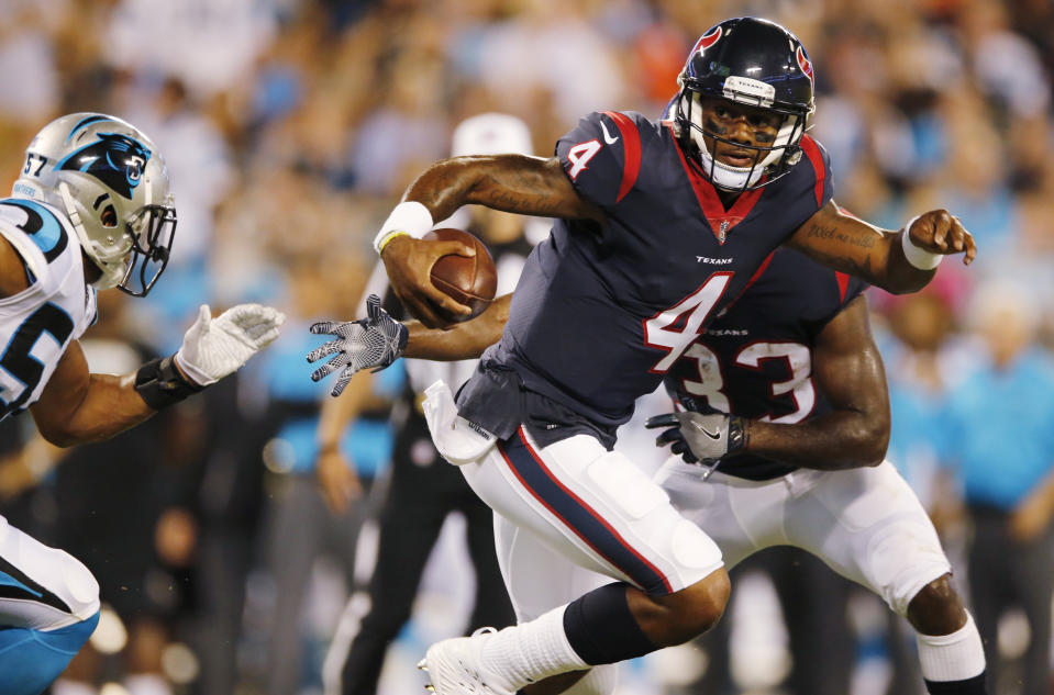 Houston Texans quarterback Deshaun Watson promised to return from an ACL injury stronger 