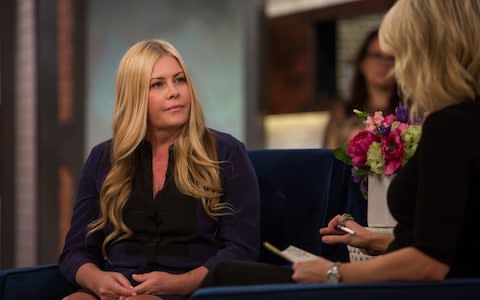 Nicole Eggert speaking to journalist Megyn Kelly - Credit:  NBCUniversal