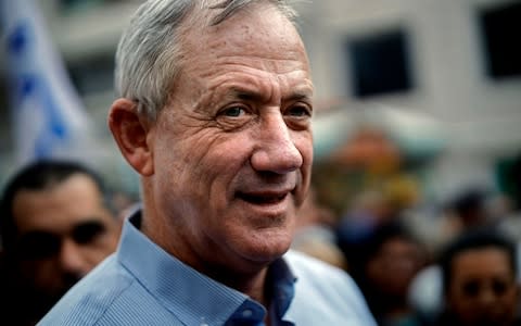 Benny Gantz could not match Mr Netanyahu's political skills - Credit: THOMAS COEX/AFP/Getty Images