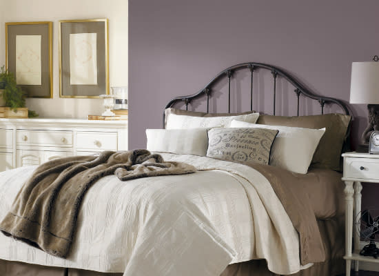 <body><p>The <a rel="nofollow noopener" href=" http://www.bobvila.com/lavender-paint/47769-9-calming-colors-for-a-serene-home/slideshows?s=4?bv=yahoo" target="_blank" data-ylk="slk:versatile appeal of lavender;elm:context_link;itc:0;sec:content-canvas" class="link ">versatile appeal of lavender</a> is especially welcome in low-light rooms. It has a wide range of shades that work well, from barely-there tints to dusky violet hues. For a more grown-up interpretation, pair lavender with gray, black, and white; when coordinated with bold purples and blues, it turns playful.</p></body>