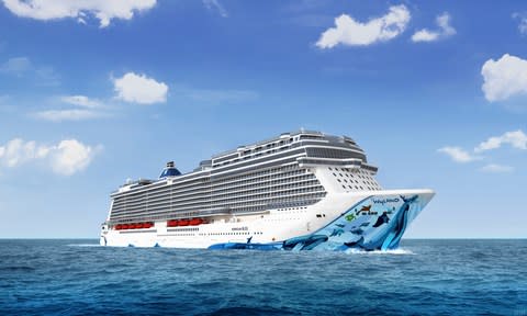 Norwegian Bliss at sea