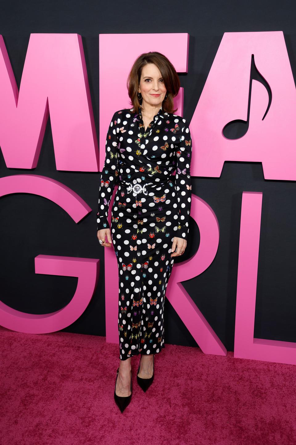 Tina Fey at the "Mean Girls" New York premiere at AMC Lincoln Square Theater.