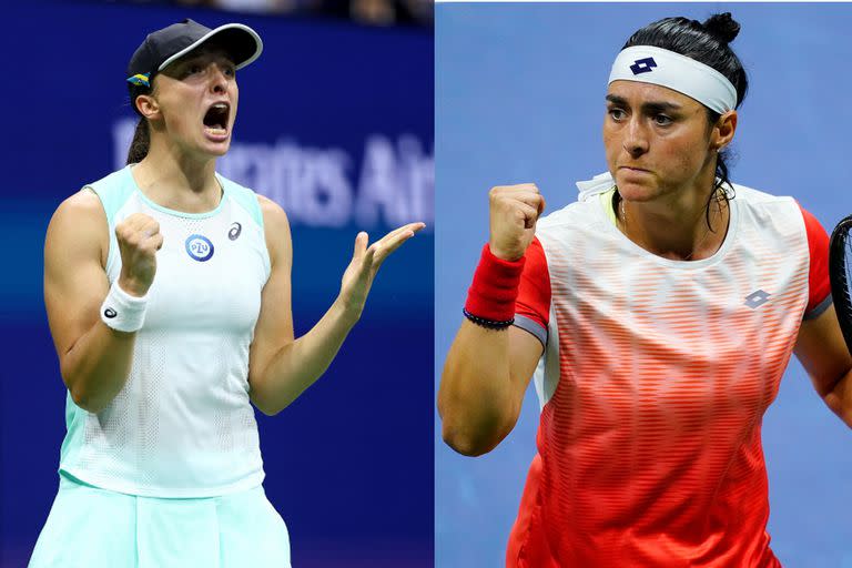 Iga Swiatek y Ons Jabeur, las protagonistas de la finalísima femenina del US Open