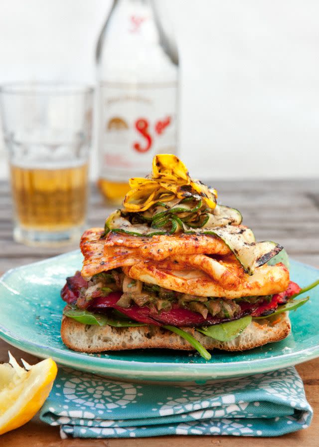 zucchini recipes halloumi sandwich