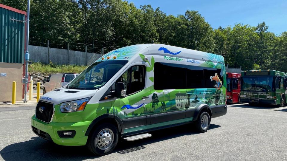 Monroe County Transit Authority's newest transport van.