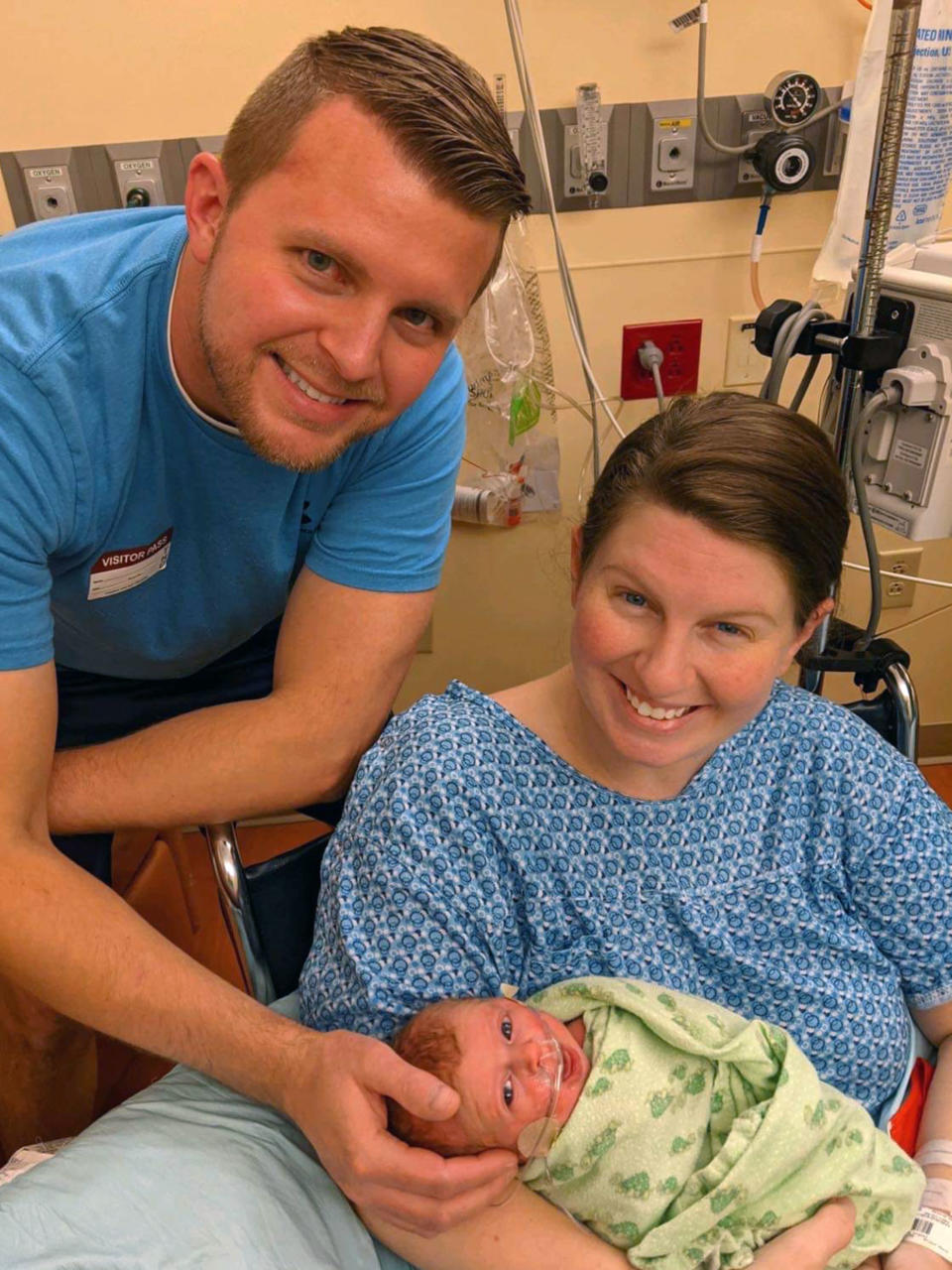 When Kellee Briggs first learned she was pregnant she experienced a lot of emotions. While the pregnancy started off with triplets, only one baby, Chase, survived. (Courtesy Briggs family)