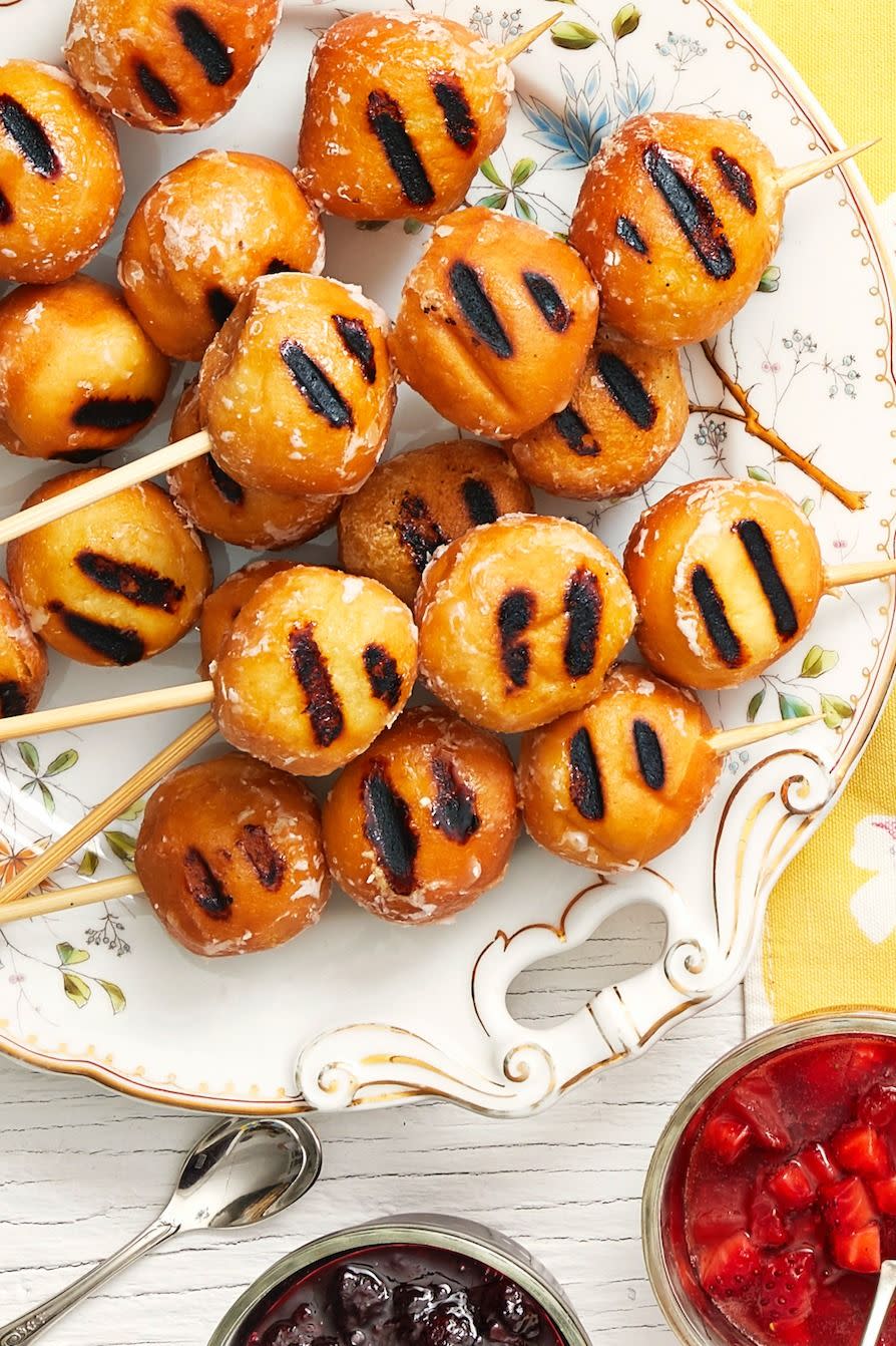 fathers day desserts doughnut hole kebabs