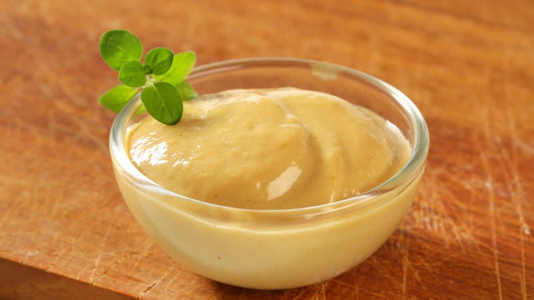 Bowl of mustard