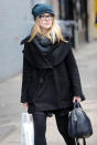 Dakota Fanning, wearing black-rimmed glasses, looked like just another college co-ed while out in Manhattan, where she attends NYU, in February. She recently talked about her college style, saying: "If you ever catch me in sweatpants in class, that's not good. I've tried not to dress like that."