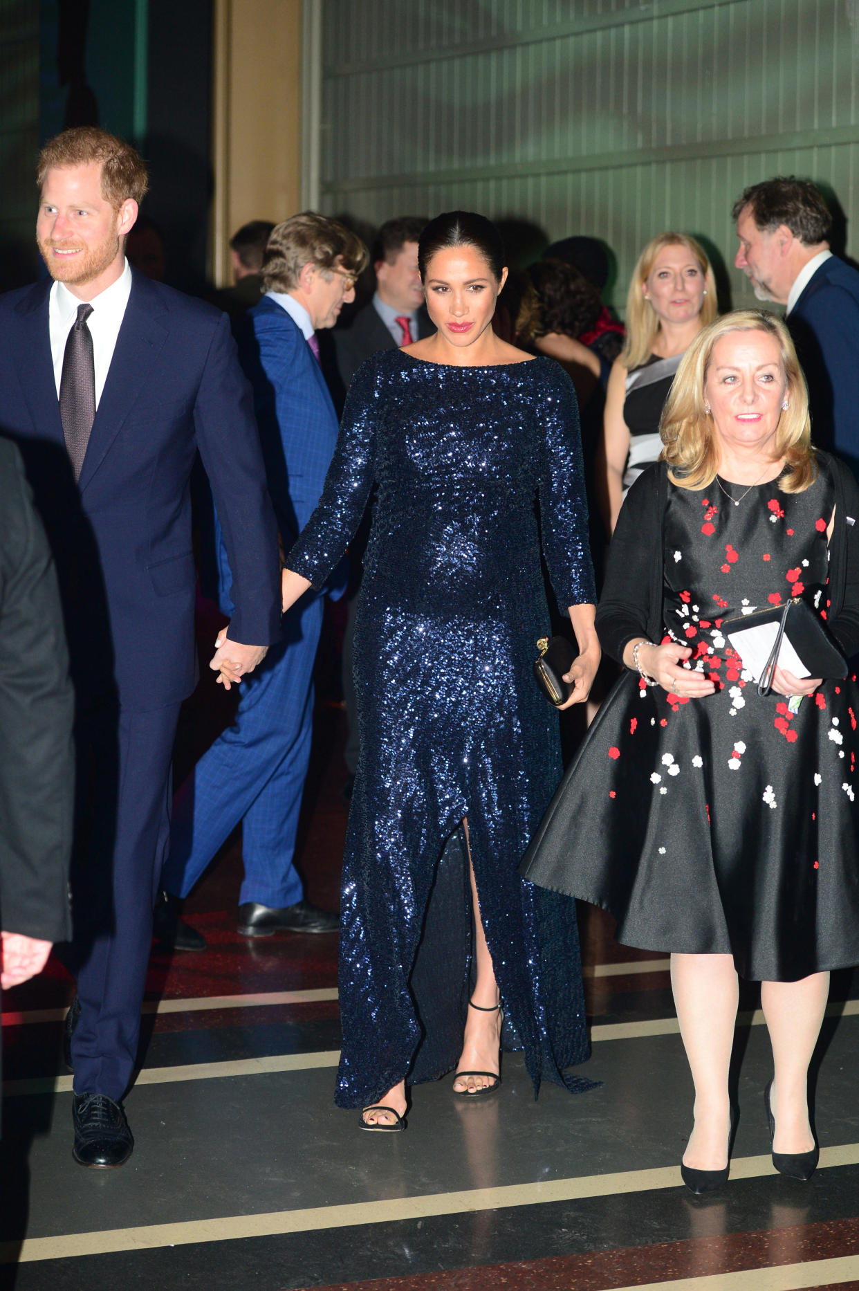 Britain's Prince Harry and Meghan, Duchess of Sussex attend the premiere of Cirque du Soleil's 'Totem' at the Royal Albert Hall in London, Britain, January 16, 2019. Paul Grover/Pool via REUTERS