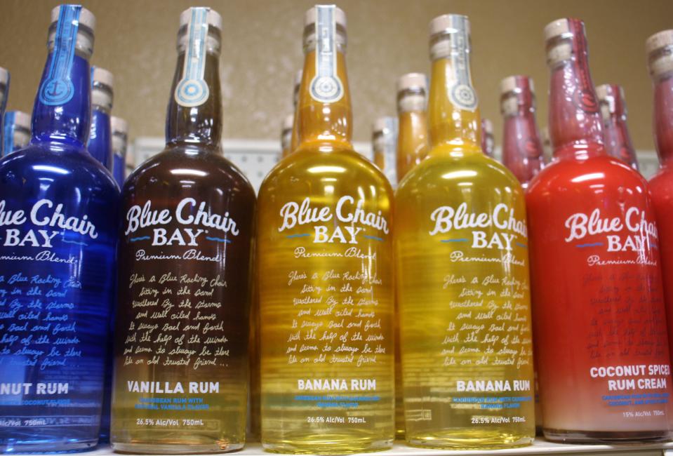 Baby, it may be cold outside but rum fans can escape to the islands with various flavors by country singer Kenny Chesney's Blue Chair Bay label.