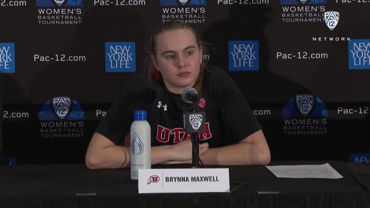 2020 Pac 12 Womens Basketball Tournament Brynna Maxwell Reflects On Opportunity To Face