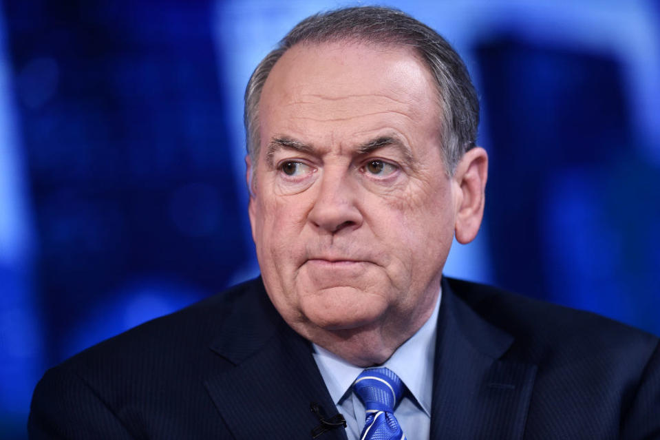 In the past, he's also blamed school shootings on the lack of Christian curriculum in schools. “We ask why there is violence in our schools, but we have systematically removed God from our schools,” Huckabee said on Fox News in 2012. “Should we be so surprised that schools would become a place of carnage? Because we’ve made it a place where we don’t want to talk about eternity, life, what responsibility means, accountability — that we’re not just going to have [to] be accountable to the police if they catch us, but one day we stand before, you know, a holy God in judgment. If we don’t believe that, then we don’t fear that.”