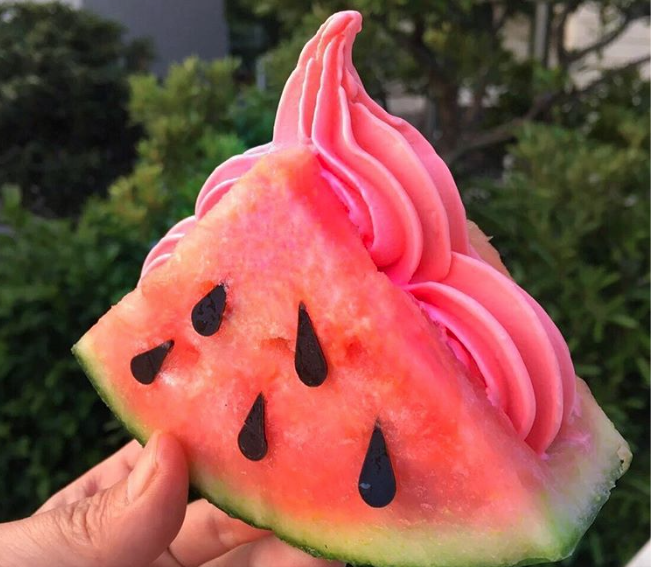 This watermelon ice cream sandwich is bound to be a summer dessert trend