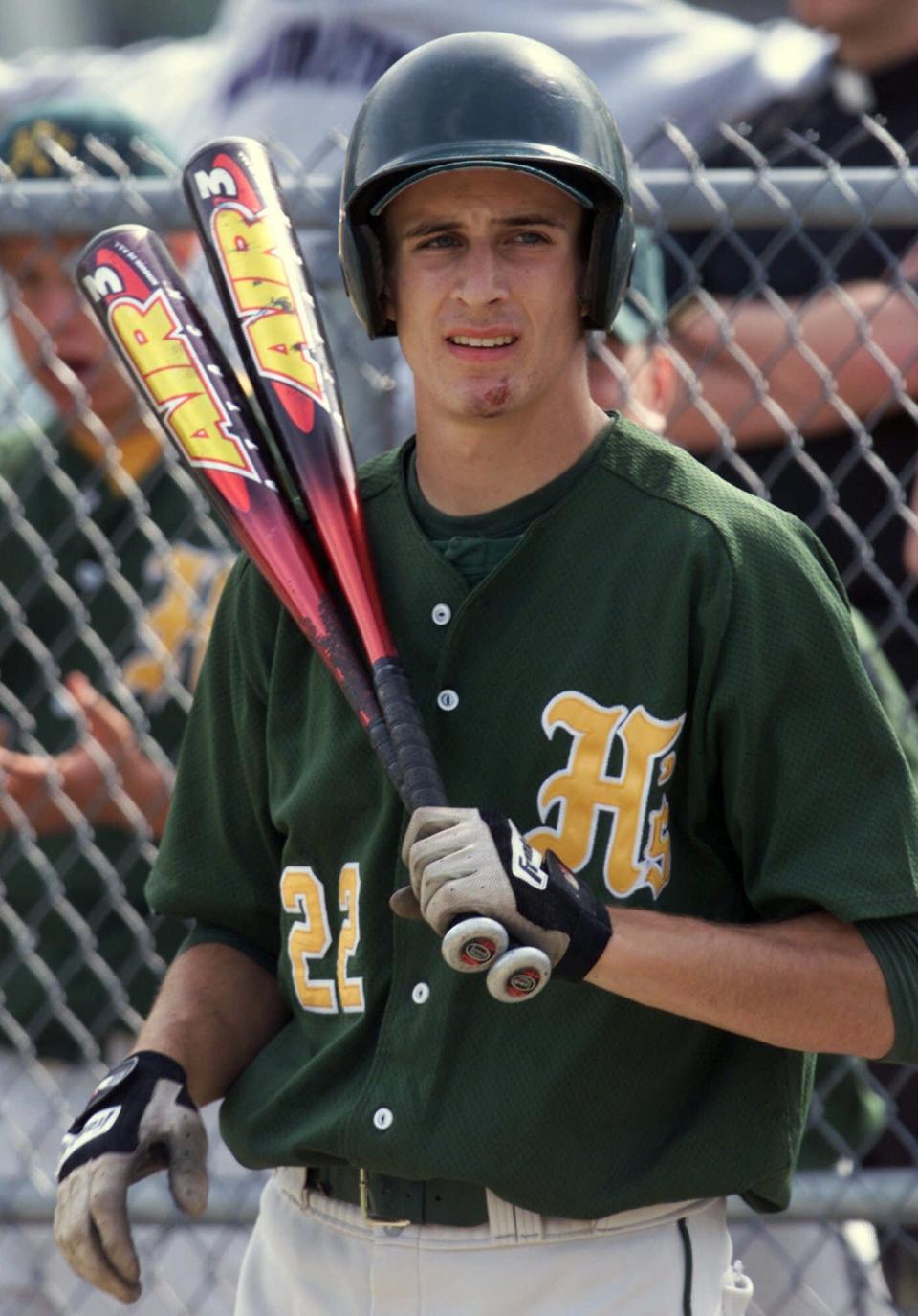 Rocco Baldelli starred at Bishop Hendricken before he was drafted by the Tampa Bay Devil Rays in 2000.