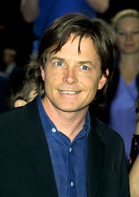 Michael J. Fox at the New York premiere of Disney's Atlantis: The Lost Empire