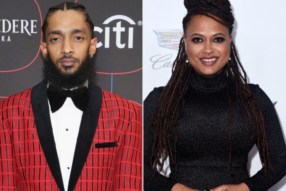 Nipsey Hussle, Ava DuVernay | Randy Shropshire/Getty Images; Frazer Harrison/Getty Images