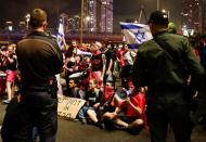 Protests against Israel's judicial overhaul in Tel Aviv