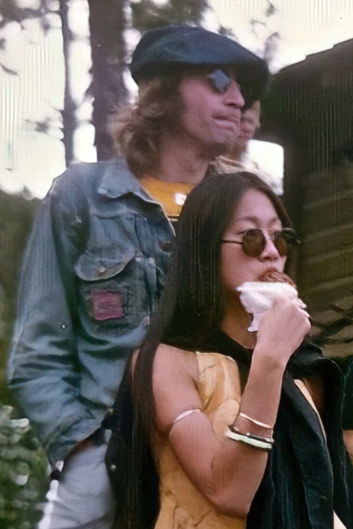 Happiest place on Earth: Lennon and Pang visit Disneyland in 1974 (Kaleidoscope Home Entertainment)