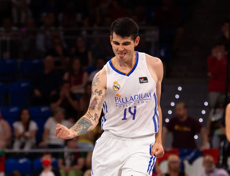 Esta temporada en Real Madrid Gabriel Deck acumula estadísticas similares a las que tenía cuando emigró a a NBA