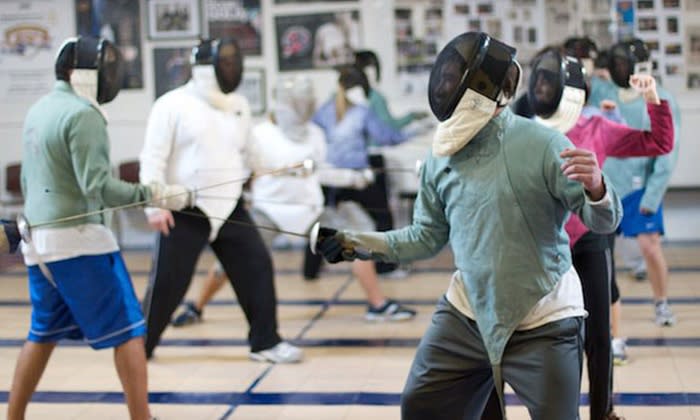 <b>Photo: Royal Arts Fencing Academy/<a href="https://redirect.hoodline.com/http-tracking-groupo0a60d4a87d0fab4bb5d4?utm_source=all-feed&utm_medium=rss&utm_campaign=stories&pd00=bfc3b817-31c0-4319-92b9-b52dcf518c3d&pd01=81024472-a80c-4266-a0e5-a3bf8775daa7&pd02=pl&pd99=50f7e268-b527-48d0-bd4b-31e24a811494" rel="nofollow noopener" target="_blank" data-ylk="slk:Groupon;elm:context_link;itc:0;sec:content-canvas" class="link ">Groupon</a></b>