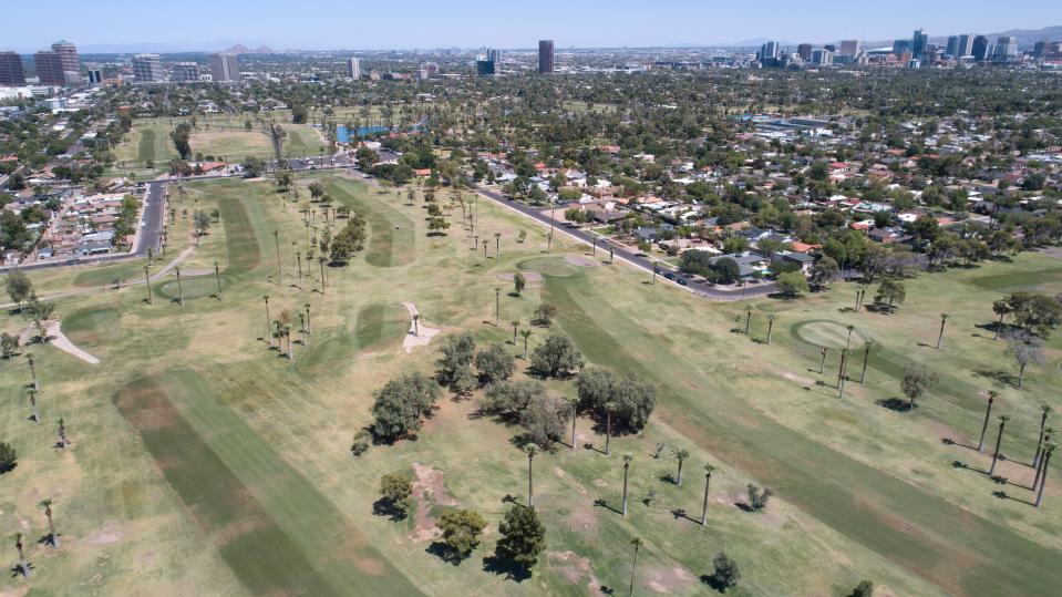 Encanto Golf Course, a public course in Phoenix, uses a mix of groundwater and surface water supplied by Salt River Project.