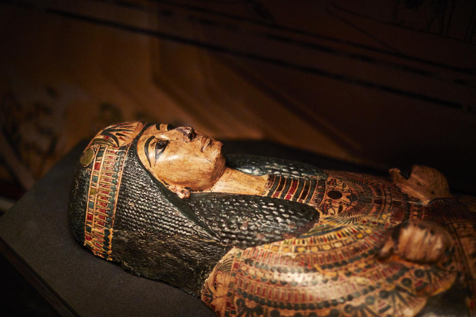 The Nesyamun mummy (Leeds Museum and Galleries/PA)