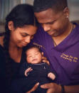 <p><span>Congratulations to AJ Calloway!</span> The <em>Extra</em> host and his wife of nearly four years, Dionne, welcomed son Albert L. Calloway III on March 28. “God gives us blessings beyond our comprehension!” Calloway told <em>Extra</em>. The couple is already parents to daughters Amy, 3, and Ava, 2.</p>