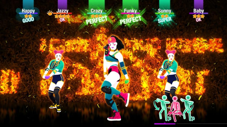 Ubisoft bat mal wieder zum Tanz. Neue Bühnen und 40 frische Tracks von aktuellen Hits bis zu Dauerbrennern stehen in "Just Dance 2022" zur Wahl. Quickplay, Koop, Sweat (trackt die verbrauchten Kalorien) und World Dance Floor sind Modi für Solo- und Team-Player. Seit 4. November wird das Wohnzimmer auf PS4/5, Xbox Series X/S, Xbox One und Switch zum Dancefloor. (Bild: Ubisoft)