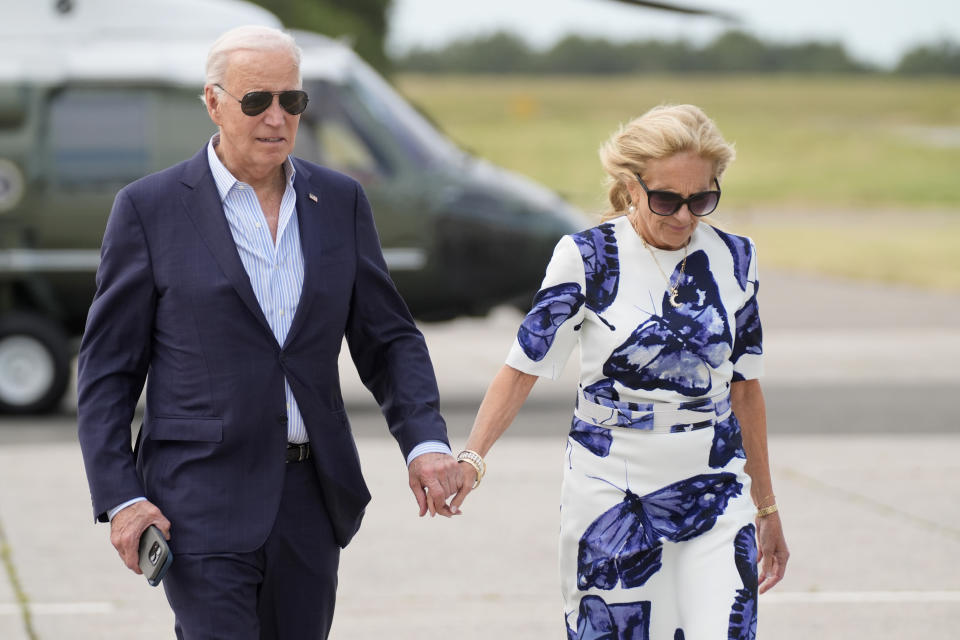 Jill Biden ist eine große Stütze für Joe Biden (Bild: Evan Vucci/AP/dpa)