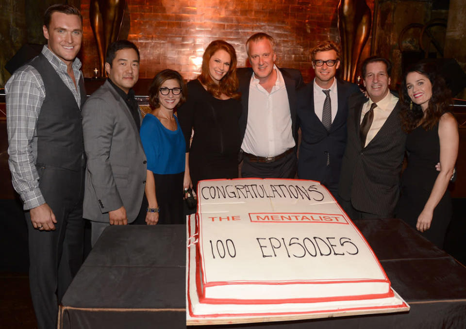 CBS Celebrates 100 Episodes Of "The Mentalist" - Inside