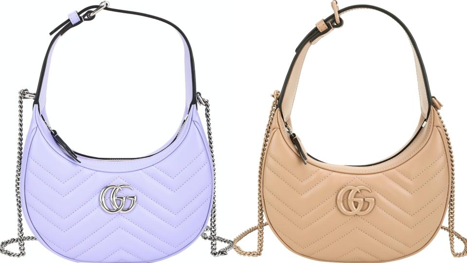 GUCCI折扣必買��GUCCI GG Marmont 熱賣款 小牛皮斜背包-4款可選！圖片來源：Yahoo奇摩購物中心